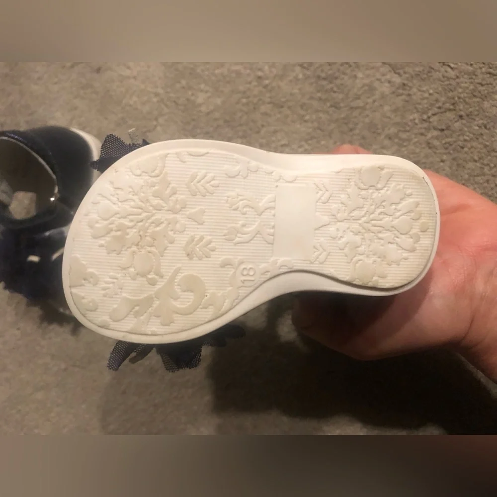 Walkey leather baby girl shoes